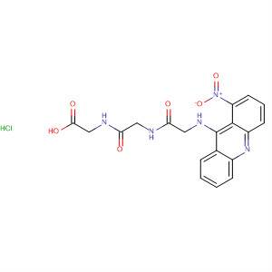 90057-92-4  Glycine, N-[N-[N-(1-nitro-9-acridinyl)glycyl]glycyl]-, monohydrochloride