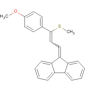 90058-92-7  9H-Fluorene, 9-[3-(4-methoxyphenyl)-3-(methylthio)-2-propenylidene]-,(Z)-