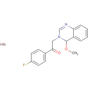 90059-63-5  Ethanone, 1-(4-fluorophenyl)-2-(4-methoxy-3(4H)-quinazolinyl)-,monohydrobromide