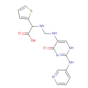 90061-05-5  2-Thiopheneacetic acid,a-[[[[1,4-dihydro-4-oxo-2-(3-pyridinylamino)-5-pyrimidinyl]amino]carbonyl]amino]-