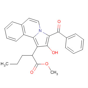 90069-65-1  Pyrrolo[2,1-a]isoquinoline-1-pentanoic acid, 3-benzoyl-2-hydroxy-,methyl ester