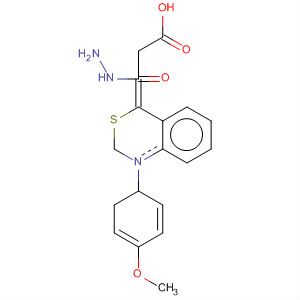 90070-54-5  Acetic acid,[1,2-dihydro-1-(4-methoxyphenyl)-4H-3,1-benzothiazin-4-ylidene]methylhydrazide