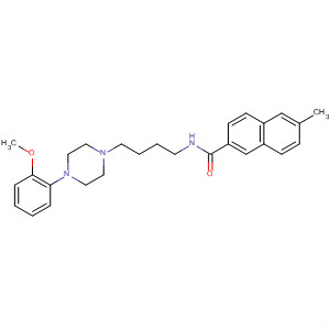 900800-78-4  2-Naphthalenecarboxamide,3,4-dihydro-N-[4-[4-(2-methoxyphenyl)-1-piperazinyl]butyl]-6-methyl-