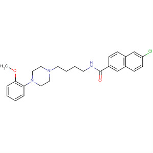 900800-79-5  2-Naphthalenecarboxamide,6-chloro-3,4-dihydro-N-[4-[4-(2-methoxyphenyl)-1-piperazinyl]butyl]-