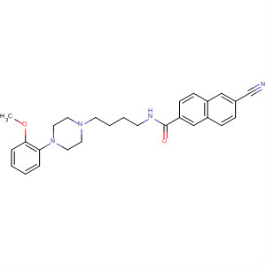900800-80-8  2-Naphthalenecarboxamide,6-cyano-3,4-dihydro-N-[4-[4-(2-methoxyphenyl)-1-piperazinyl]butyl]-