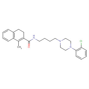 900800-84-2  2-Naphthalenecarboxamide,N-[4-[4-(2-chlorophenyl)-1-piperazinyl]butyl]-3,4-dihydro-1-methyl-