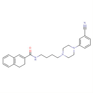 900800-86-4  2-Naphthalenecarboxamide,N-[4-[4-(3-cyanophenyl)-1-piperazinyl]butyl]-3,4-dihydro-
