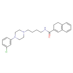 900800-95-5  2-Naphthalenecarboxamide,N-[4-[4-(3-chlorophenyl)-1-piperazinyl]butyl]-3,4-dihydro-