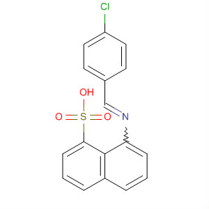 90094-19-2  1-Naphthalenesulfonic acid, 8-[[(4-chlorophenyl)methylene]amino]-