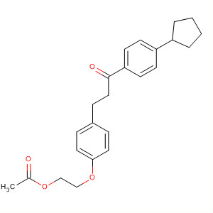 90094-73-8  1-Propanone, 3-[4-[2-(acetyloxy)ethoxy]phenyl]-1-(4-cyclopentylphenyl)-