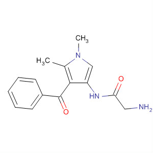 90094-85-2  Acetamide, 2-amino-N-(4-benzoyl-1,5-dimethyl-1H-pyrrol-3-yl)-