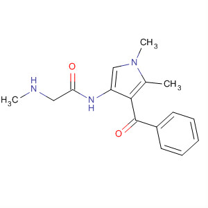 90094-90-9  Acetamide, N-(4-benzoyl-1,5-dimethyl-1H-pyrrol-3-yl)-2-(methylamino)-