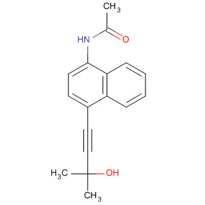 90101-62-5  Acetamide, N-[4-(3-hydroxy-3-methyl-1-butynyl)-1-naphthalenyl]-