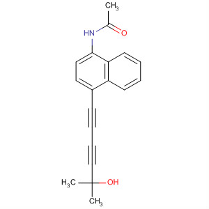 90101-63-6  Acetamide, N-[4-(5-hydroxy-5-methyl-1,3-hexadiynyl)-1-naphthalenyl]-