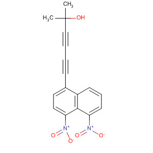 90101-66-9  3,5-Hexadiyn-2-ol, 6-(4,5-dinitro-1-naphthalenyl)-2-methyl-