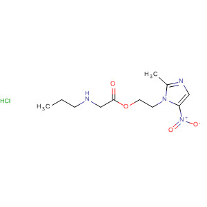 90102-69-5  Glycine, N-propyl-, 2-(2-methyl-5-nitro-1H-imidazol-1-yl)ethyl ester,monohydrochloride