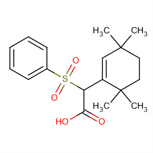 90103-43-8  1-Cyclohexene-1-acetic acid, 3,3,6,6-tetramethyl-a-(phenylsulfonyl)-