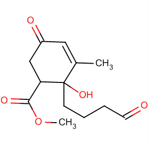 90122-97-7  3-Cyclohexene-1-carboxylic acid,2-hydroxy-3-methyl-5-oxo-2-(4-oxobutyl)-, methyl ester, trans-