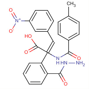 90125-14-7  2-Propenoic acid, 2-[(4-methylbenzoyl)amino]-3-(3-nitrophenyl)-,2-phenylhydrazide