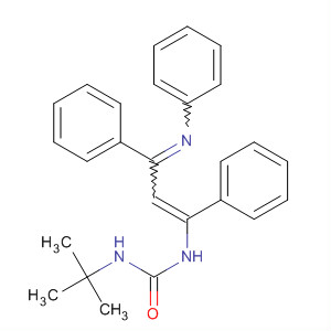 90128-36-2  Urea,N-(1,1-dimethylethyl)-N'-[1,3-diphenyl-3-(phenylimino)-1-propenyl]-