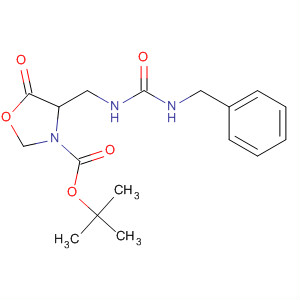 901284-54-6  3-Oxazolidinecarboxylic acid,5-oxo-4-[[[[(phenylmethyl)amino]carbonyl]amino]methyl]-,1,1-dimethylethyl ester, (4S)-