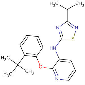 901302-50-9  3-Pyridinamine,2-[2-(1,1-dimethylethyl)phenoxy]-N-[3-(1-methylethyl)-1,2,4-thiadiazol-5-yl]-