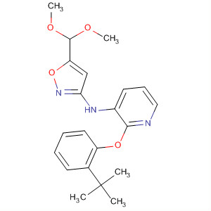 901303-09-1  3-Pyridinamine,N-[5-(dimethoxymethyl)-3-isoxazolyl]-2-[2-(1,1-dimethylethyl)phenoxy]-