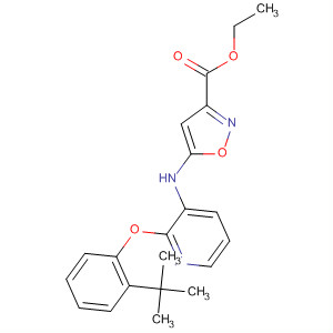 901303-18-2  3-Isoxazolecarboxylic acid,5-[[2-[2-(1,1-dimethylethyl)phenoxy]-3-pyridinyl]amino]-, ethyl ester