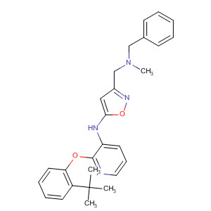 901303-60-4  3-Pyridinamine,2-[2-(1,1-dimethylethyl)phenoxy]-N-[3-[[methyl(phenylmethyl)amino]methyl]-5-isoxazolyl]-
