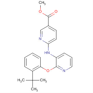 901304-39-0  3-Pyridinecarboxylic acid,6-[[2-[2-(1,1-dimethylethyl)phenoxy]-3-pyridinyl]amino]-, methyl ester