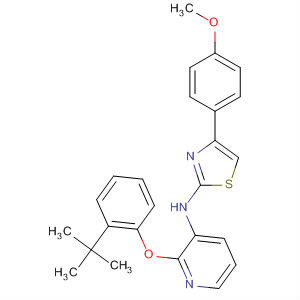 901304-47-0  3-Pyridinamine,2-[2-(1,1-dimethylethyl)phenoxy]-N-[4-(4-methoxyphenyl)-2-thiazolyl]-