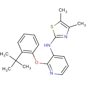 901304-51-6  3-Pyridinamine,2-[2-(1,1-dimethylethyl)phenoxy]-N-(4,5-dimethyl-2-thiazolyl)-