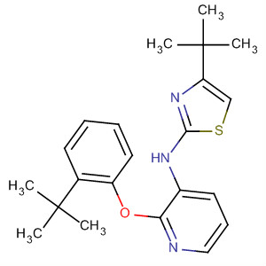 901304-52-7  3-Pyridinamine,2-[2-(1,1-dimethylethyl)phenoxy]-N-[4-(1,1-dimethylethyl)-2-thiazolyl]-