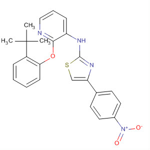 901304-55-0  3-Pyridinamine,2-[2-(1,1-dimethylethyl)phenoxy]-N-[4-(4-nitrophenyl)-2-thiazolyl]-