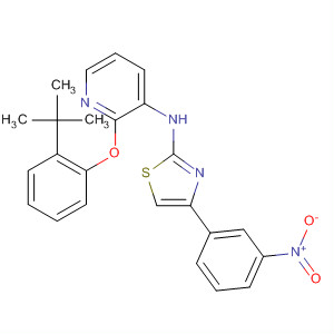 901304-56-1  3-Pyridinamine,2-[2-(1,1-dimethylethyl)phenoxy]-N-[4-(3-nitrophenyl)-2-thiazolyl]-
