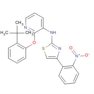 901304-57-2  3-Pyridinamine,2-[2-(1,1-dimethylethyl)phenoxy]-N-[4-(2-nitrophenyl)-2-thiazolyl]-
