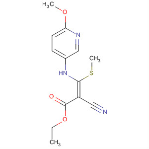 901310-61-0  2-Propenoic acid,2-cyano-3-[(6-methoxy-3-pyridinyl)amino]-3-(methylthio)-, ethyl ester,(2E)-