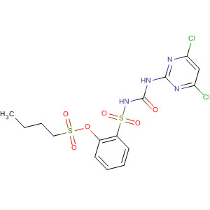 90140-06-0  1-Butanesulfonic acid,2-[[[[(4,6-dichloro-2-pyrimidinyl)amino]carbonyl]amino]sulfonyl]phenylester