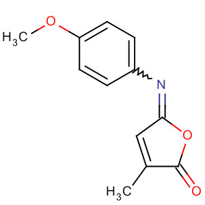 90141-14-3  2(5H)-Furanone, 5-[(4-methoxyphenyl)imino]-3-methyl-