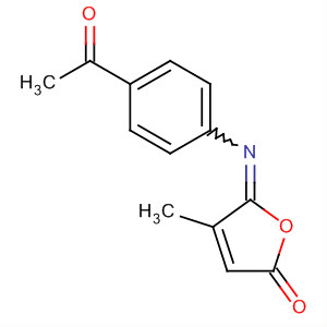90141-19-8  2(5H)-Furanone, 5-[(4-acetylphenyl)imino]-4-methyl-