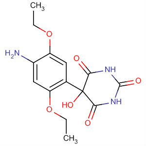 90144-88-0  2,4,6(1H,3H,5H)-Pyrimidinetrione,5-(4-amino-2,5-diethoxyphenyl)-5-hydroxy-