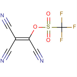 90144-92-6  Methanesulfonic acid, trifluoro-, tricyanoethenyl ester