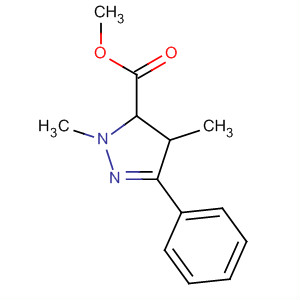 90145-23-6  1H-Pyrazole-5-carboxylic acid, 4,5-dihydro-1,4-dimethyl-3-phenyl-,methyl ester, trans-