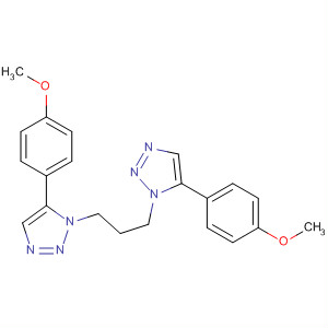 90145-45-2  1H-1,2,3-Triazole, 1,1'-(1,3-propanediyl)bis[5-(4-methoxyphenyl)-