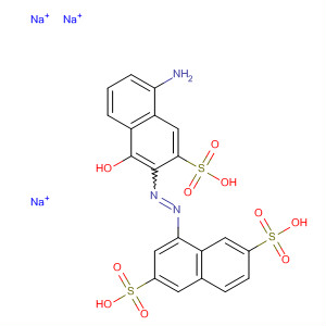 90163-81-8  2,6-Naphthalenedisulfonic acid,4-[(5-amino-1-hydroxy-3-sulfo-2-naphthalenyl)azo]-, trisodium salt