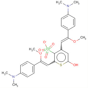 90164-28-6  Thiopyrylium,2,4-bis[2-[4-(dimethylamino)phenyl]-2-methoxyethenyl]-6-hydroxy-,perchlorate (salt)
