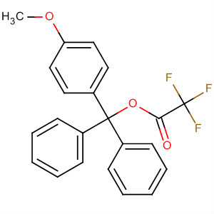 90173-59-4  Acetic acid, trifluoro-, (4-methoxyphenyl)diphenylmethyl ester