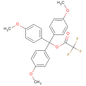 90173-60-7  Acetic acid, trifluoro-, tris(4-methoxyphenyl)methyl ester