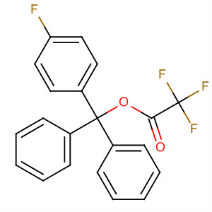 90173-61-8  Acetic acid, trifluoro-, (4-fluorophenyl)diphenylmethyl ester