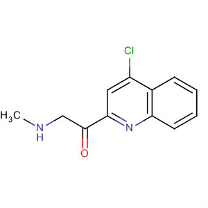 90173-70-9  Ethanone, 1-(4-chloro-2-quinolinyl)-2-(methylamino)-